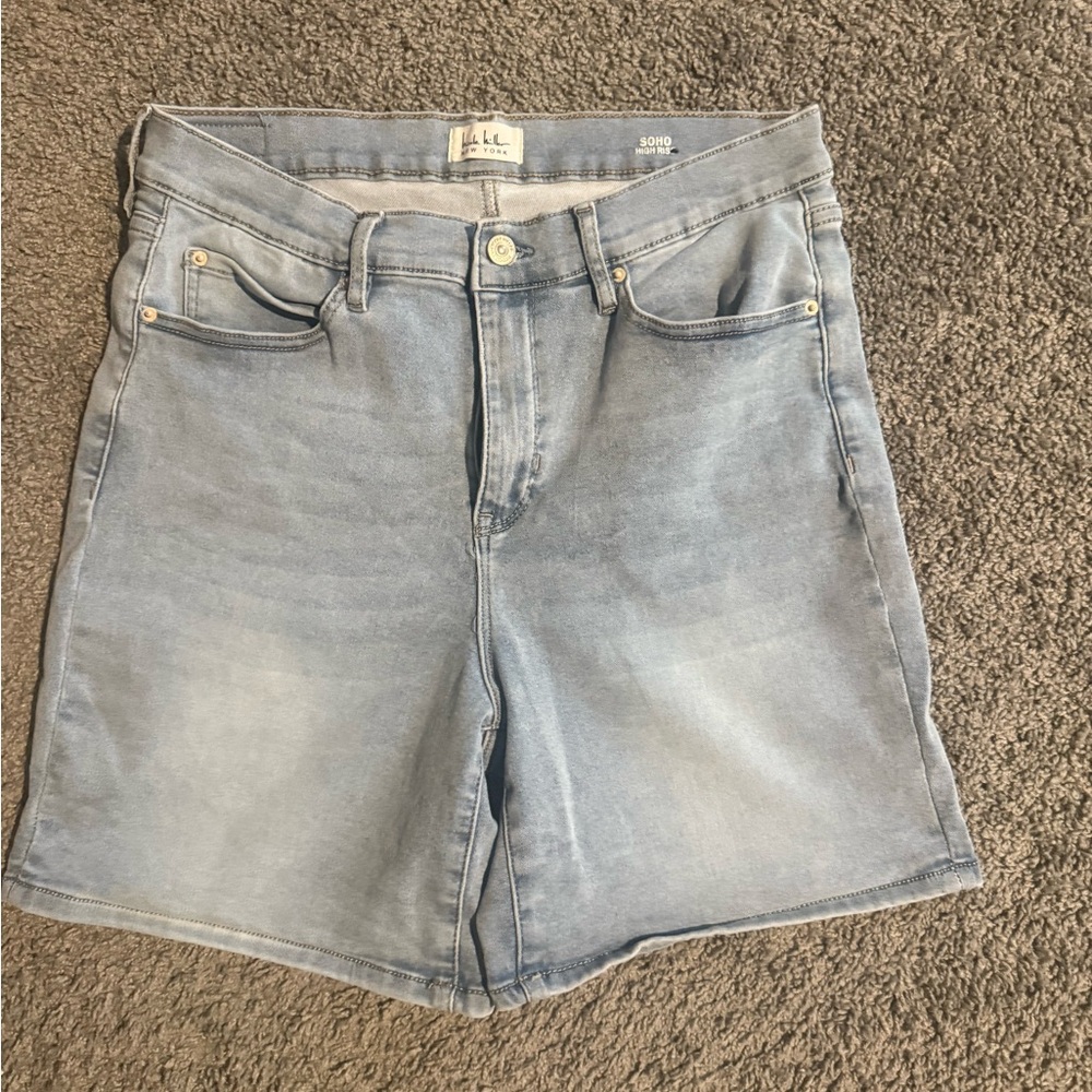 Nicole Miller Light Blue Denim Shorts